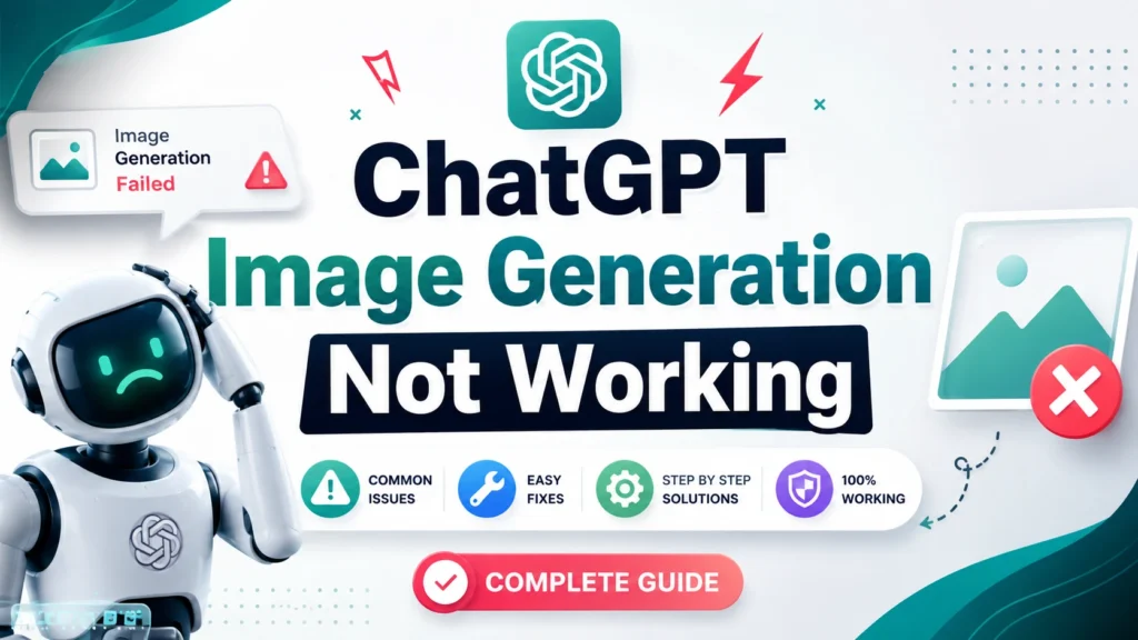 ChatGPT Image Generation Not Working