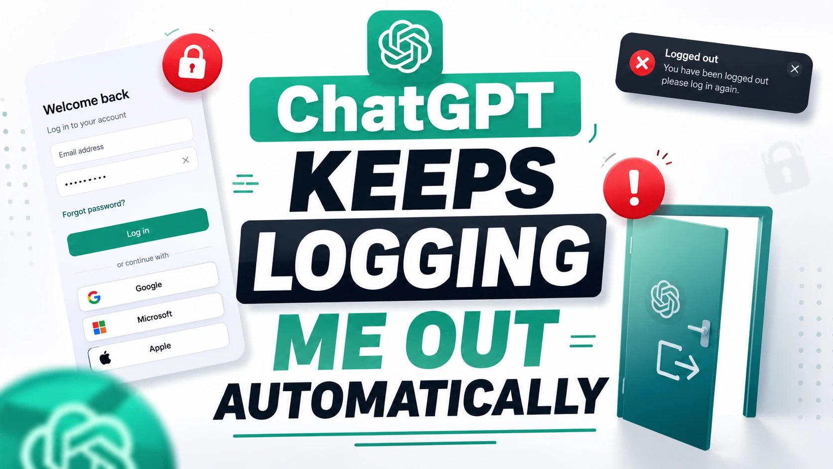 ChatGPT keeps logging me out automatically - troubleshooting guide and solutions