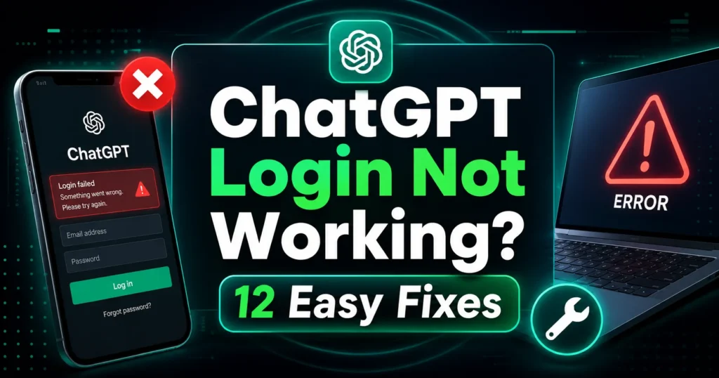ChatGPT Login Not Working? 12 Easy Fixes