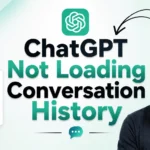 Troubleshooting steps for ChatGPT not loading conversation history