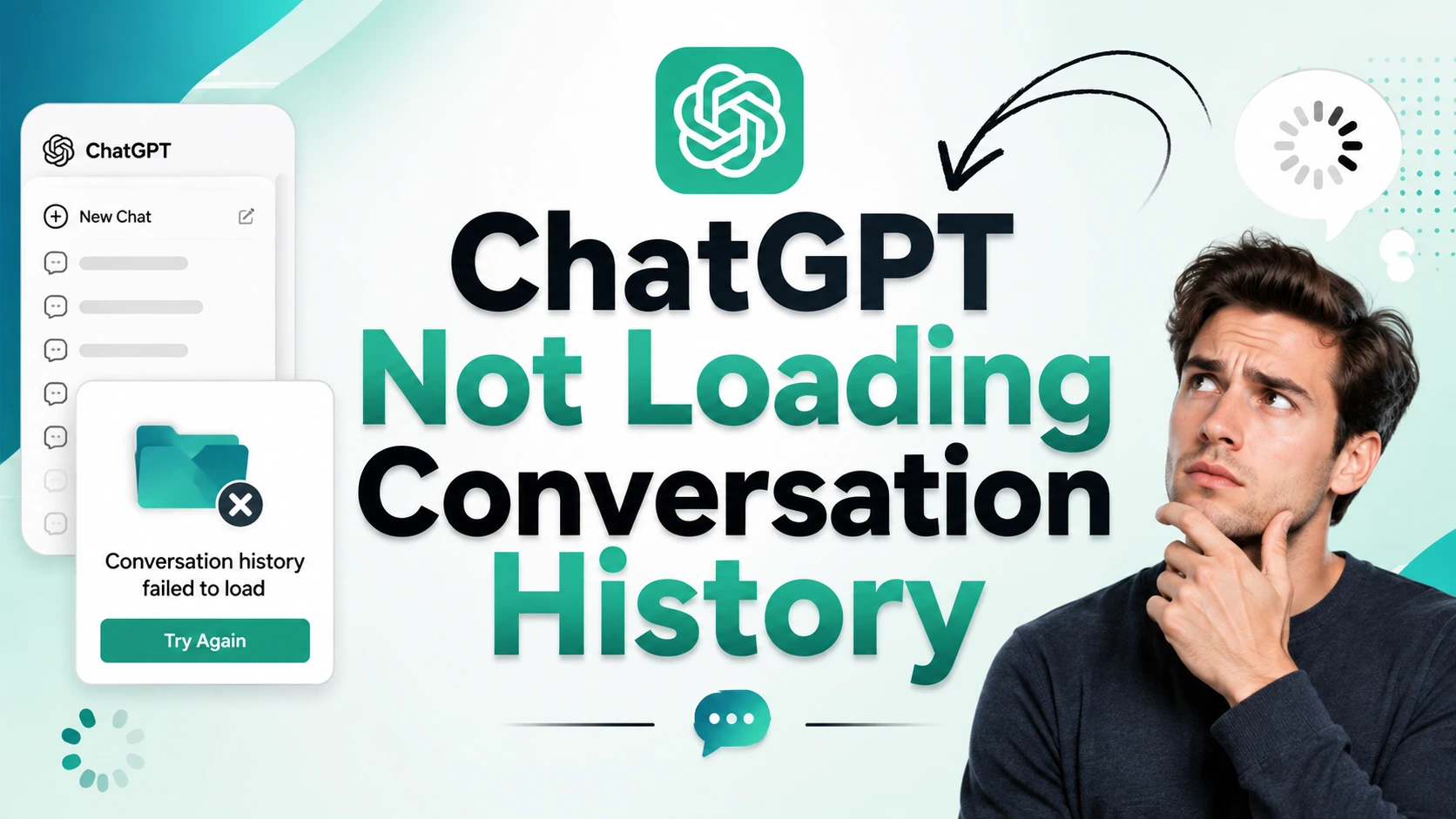 Troubleshooting steps for ChatGPT not loading conversation history