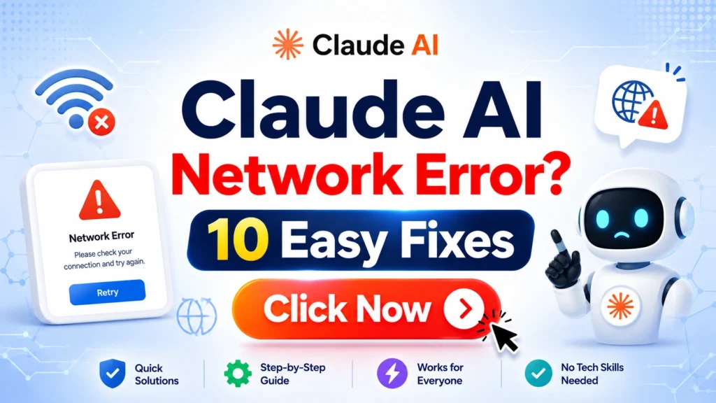 Claude AI Network Error? 10 Easy Fixes