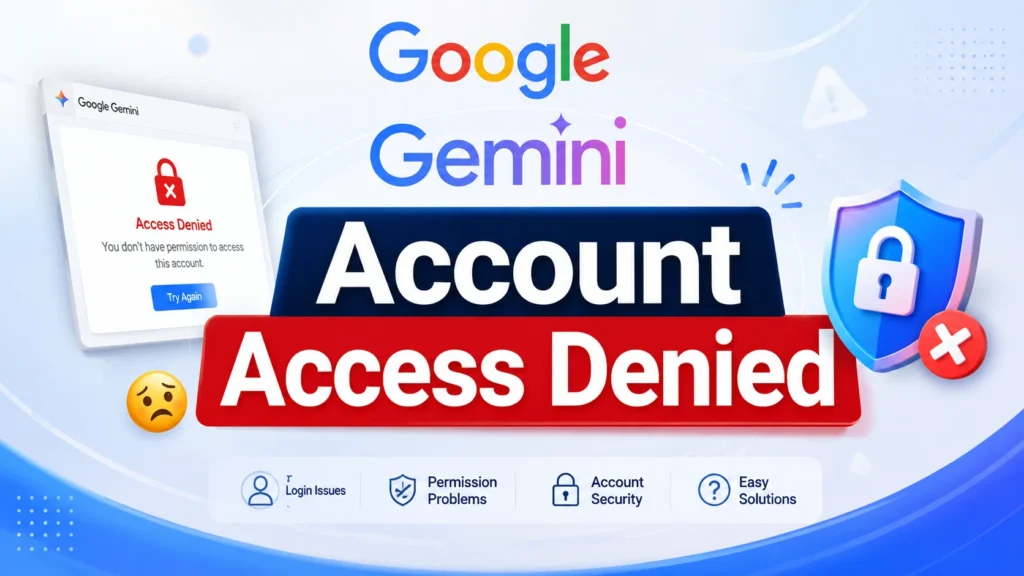 Google Gemini Account Access Denied