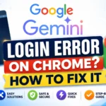 Google Gemini Login Error on Chrome? How to Fix It