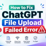 Troubleshooting ChatGPT file upload failed error on desktop