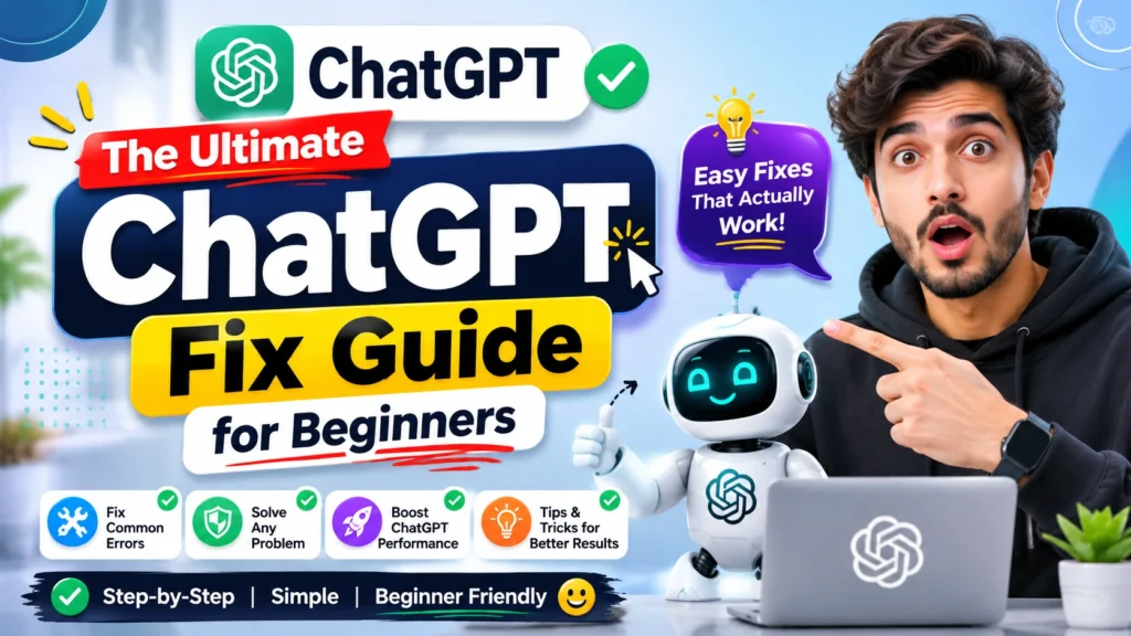 The Ultimate ChatGPT Fix Guide for Beginners
