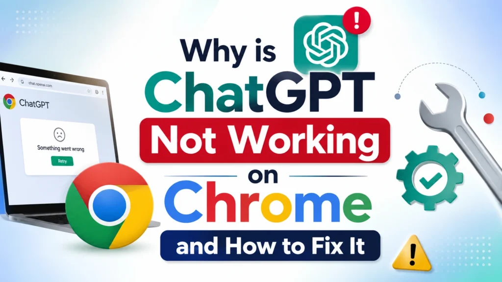 Fix for ChatGPT not working on Chrome browser troubleshooting guide