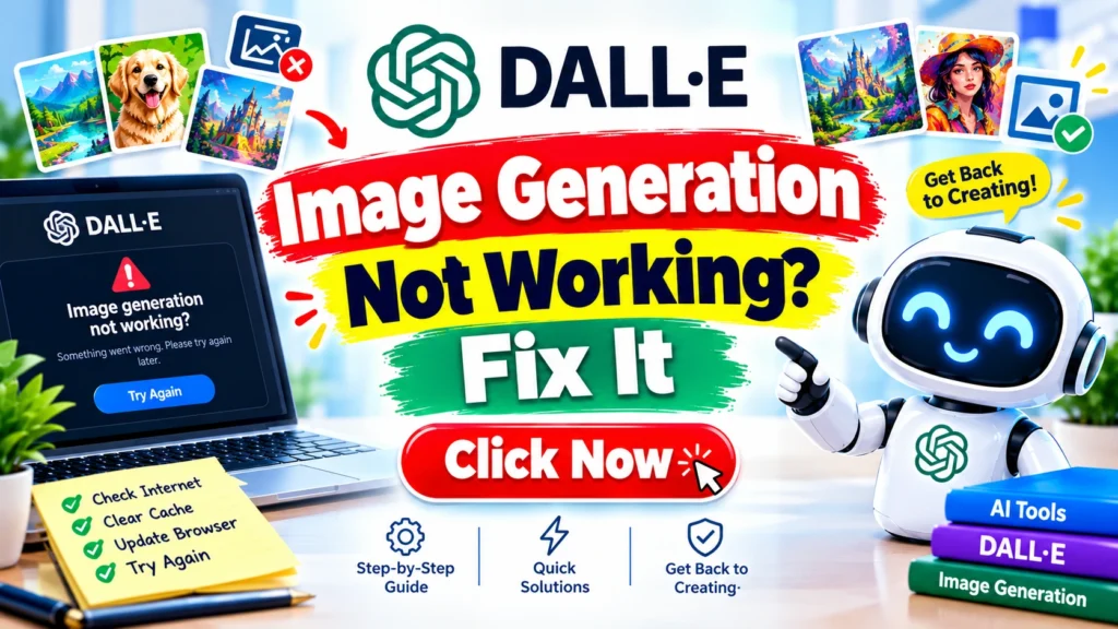 DALL-E Image Generation Not Working? Fix It