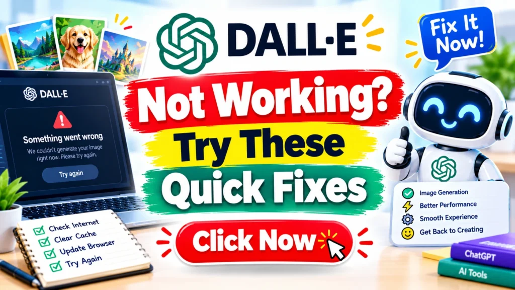 DALL-E Not Working? Try These Quick Fixes
